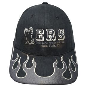 ERS Eagle Rock Specialties Idaho Strapback Hat Black One Size Magic